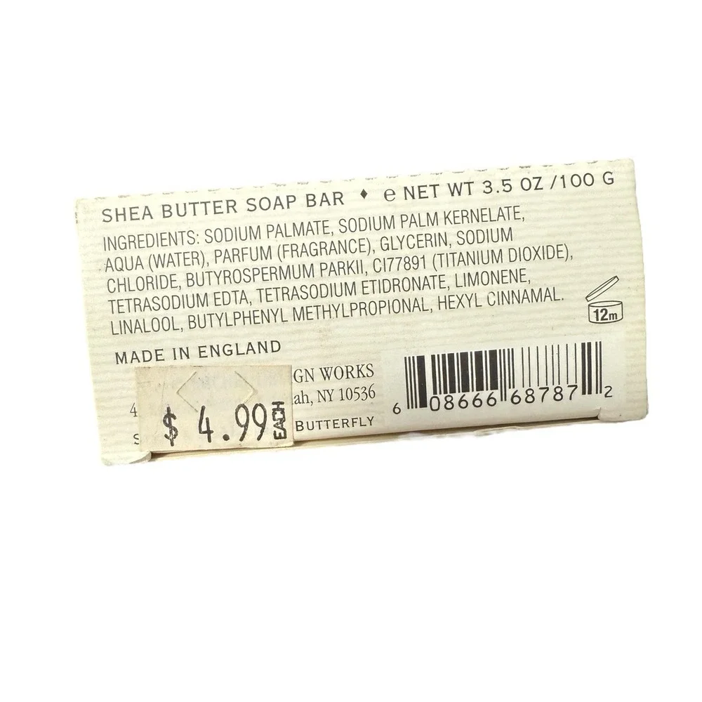 Michel Design Works Moisturizing Shea Butter Bar‎ Soap Made In England